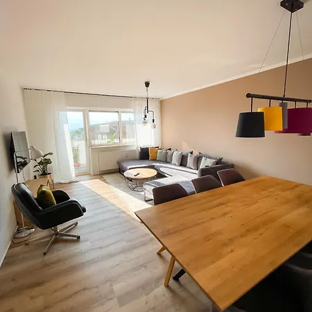 Sunset View - Design Hermannsblick, Parkplatz, Balkon Apartament *