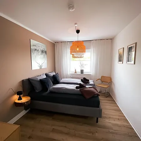 アパート Sunset View - Design Hermannsblick, Parkplatz, Balkon デトモルト