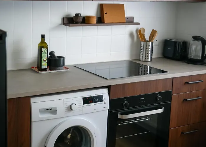 Sunset View - Design Hermannsblick, Parkplatz, Balkon Apartmán *