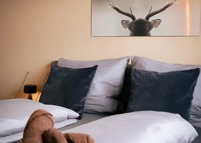 Sunset View - Design Hermannsblick, Parkplatz, Balkon Apartmán *